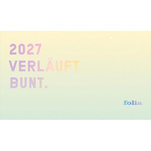 Produktbild für 4-Monatskalender Folia 066, Regenbogen, Jahr 2027