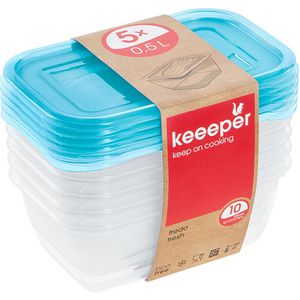 Frischhaltedose Keeeper fredo fresh blau, aus Kunststoff