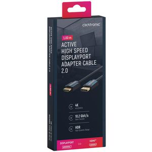 Produktbild für Displayport-Kabel Clicktronic 44923, 4K UHD, DP 1.1