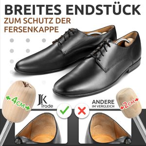 Produktbild für Schuhspanner JK-Trade aus Lotusholz, 2 Paar
