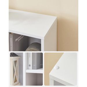 Produktbild für Bücherregal Vasagle LBC25WT, weiß