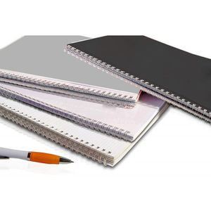 Produktbild für Drahtbinderücken Peach PW079-07, silber, für A4