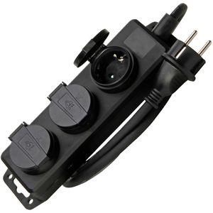 Steckdosenleiste Kopp Feuchtraum mit 1,4m Kabel