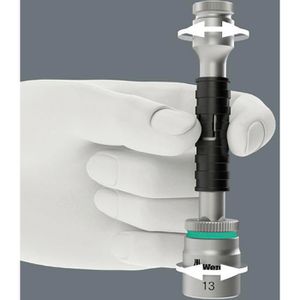 Produktbild für Umschaltknarre Wera 8009 Zyklop Pocket Set 3