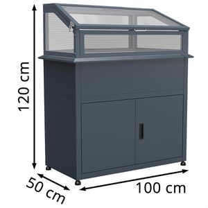 Produktbild für Hochbeet Westmann Plexa Plus, aus Stahl