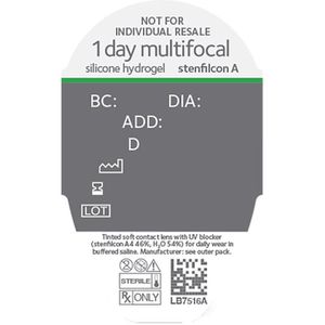 Produktbild für Kontaktlinsen MyDay Multifocal, +0,50