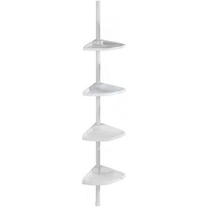 Produktbild für Duschablage Wenko Teleskop Duschecke Compact, weiß