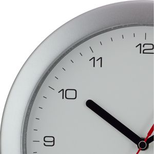 Produktbild für Wanduhr Eurotime 53850-07, Kunststoff, analog, Funkuhr