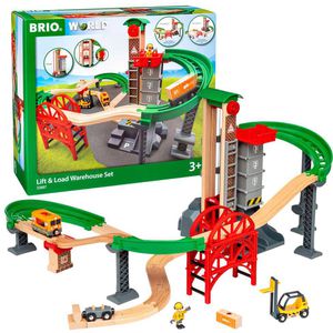 Spielzeugeisenbahn BRIO World Großes Lagerhaus-Set