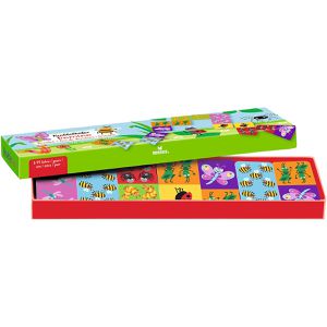 Produktbild für Domino Moses 16008, Krabbelkäfer, mit Motiv, Doppel-Sechs