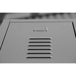 Produktbild für Spind Lüllmann 510400, Doppelspind, lichtgrau