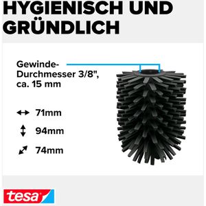 Produktbild für WC-Bürstenkopf Tesa 40372, schwarz