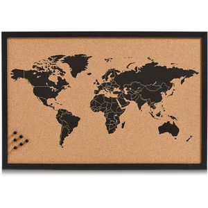 Produktbild für Pinnwand Zeller World 11571, braun