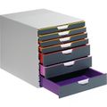 Schubladenbox Durable 760727, Varicolor 7, A4