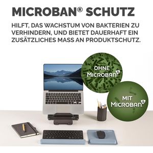 Produktbild für Handballenauflage Fellowes Breyta Kompakt 100142572, blau