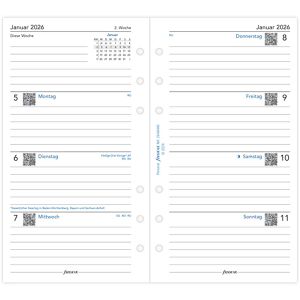 Produktbild für Kalendereinlagen Filofax 26-68440, Jahr 2026