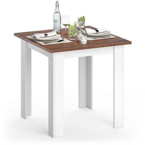 Produktbild für Esstisch Vicco Karlos, 03202, nussbaum / weiß