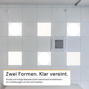 Produktbild für LED-Panel Enovalite ELED600130, weiß, 62 x 62 cm