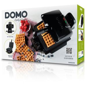 Produktbild für Waffeleisen Domo DO9224W Waffelautomat, 1400 Watt