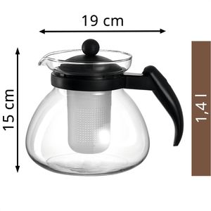 Produktbild für Tee-Kanne Montana Duo 057839, Glas