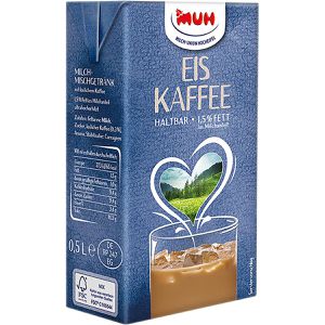 Produktbild für Eiskaffee MUH Fettgehalt 1,5%, Fertiggetränk