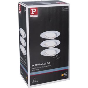 Produktbild für LED-Einbaustrahler Paulmann Base, warmweiß