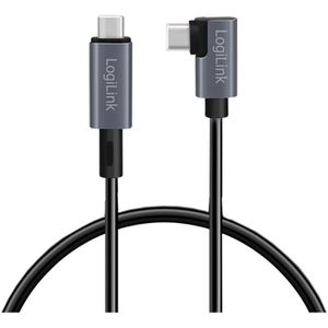 Ladekabel LogiLink CU0182, schwarz, 1m