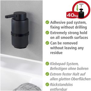 Produktbild für Seifenspender Wenko Woya Turbo-Loc, 54657100