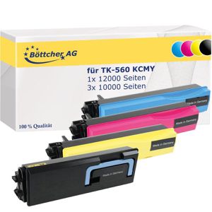 Toner Böttcher-AG für Kyocera TK-560 KCMY Multipack