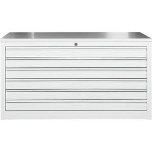 Produktbild für Planschrank G-Office MPC/6, lichtgrau, DIN A1