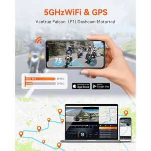 Produktbild für Dashcam Vantrue F1 2CH, Motorrad