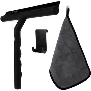 Duschabzieher ECENCE Silikon, Edelstahl