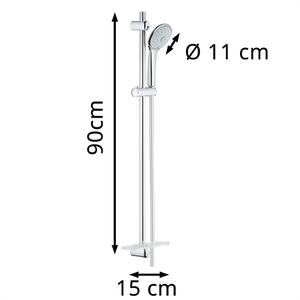 Produktbild für Brausegarnitur GROHE Euphoria Massage 110, Metall