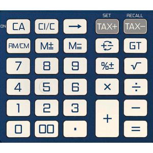 Produktbild für Taschenrechner Canon KS-125KB, MwSt-Berechnung, dunkelblau