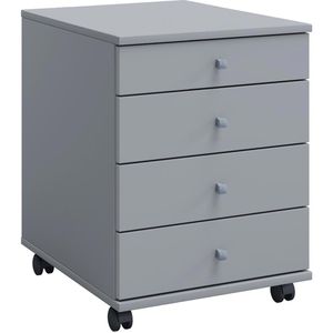 Produktbild für Rollcontainer VCM Lona Mini 914424, aus Holz, grau