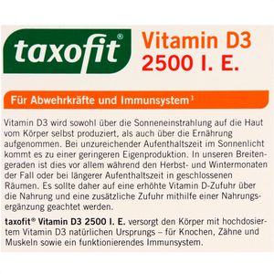 Produktbild für Vitamin-D taxofit 50 Tabletten