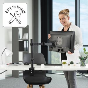 Produktbild für Monitorhalterung Hama 118490, VESA 75x75 &amp; 100x100 mm