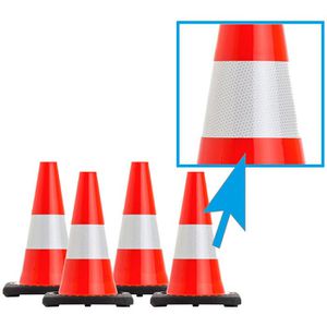 Produktbild für Leitkegel UvV FLEX0210, Höhe 30cm