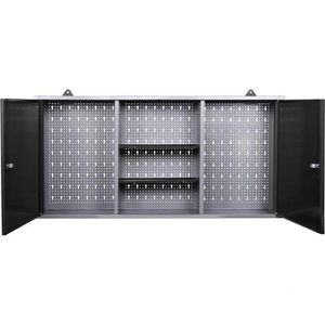 Produktbild für Werkbank Ondis24 Klaus, schwarz, 3-teilig