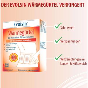 Produktbild für Wärmegürtel Evolsin 590264, bis zu 12 Stunden