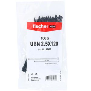 Produktbild für Kabelbinder Fischer UBN, 87489, Kunststoff