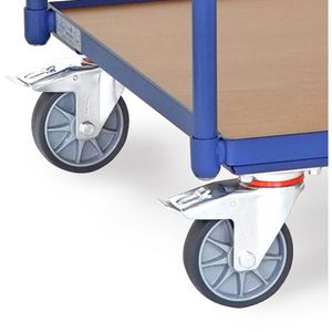 Produktbild für Tischwagen Fetra 2756, aus Metall &amp; Holz