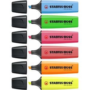 Textmarker Stabilo Boss Original, 6 Stück