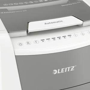 Produktbild für Aktenvernichter Leitz 8016 IQ Autofeed Office 300, mit Rollen