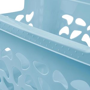 Produktbild für Wäschekorb Keeeper Jost, blau, mit 2 Griffen