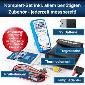 Produktbild für Multimeter PeakTech P 3360, digital, True RMS