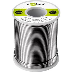 Lötzinn Goobay 40849 mit Flussmittel, bleifrei