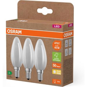 Produktbild für LED-Lampe OSRAM Efficiency Class A, E14