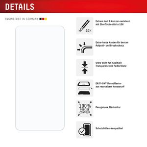Produktbild für Displayschutzfolie Displex Panzerglas 2D Real Glass, 10H