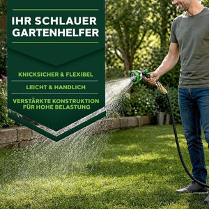 Produktbild für Gartenschlauch Tresko FGS-007, flexibel
